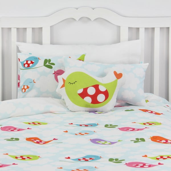 Ümberpööratav puuvillane padjapüür 50 x 30 cm Little Birds - Mr. Fox-image-4