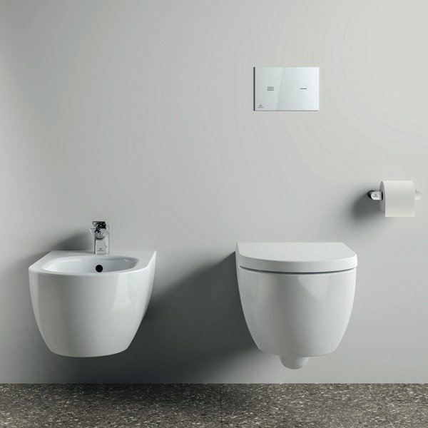 Seinale paigaldatav metallist tualettpaberi hoidja, läikiv hõbedane Conca - Ideal Standard-image-1