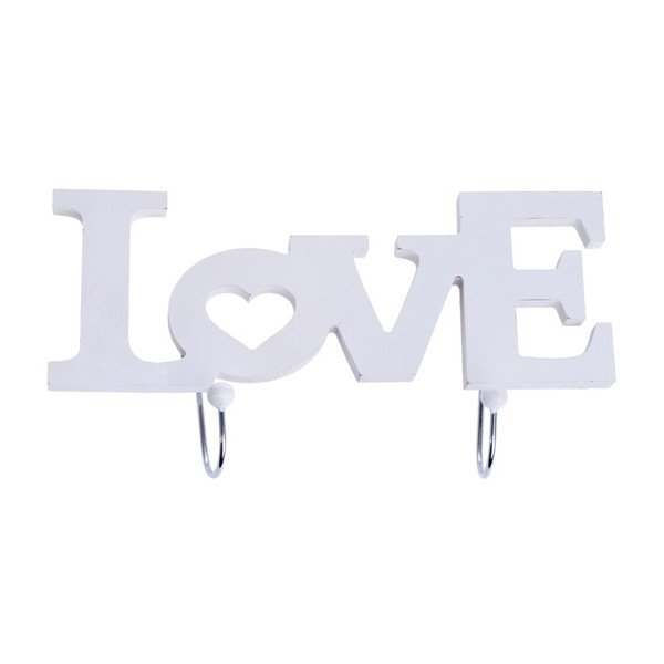 Věšák Love White