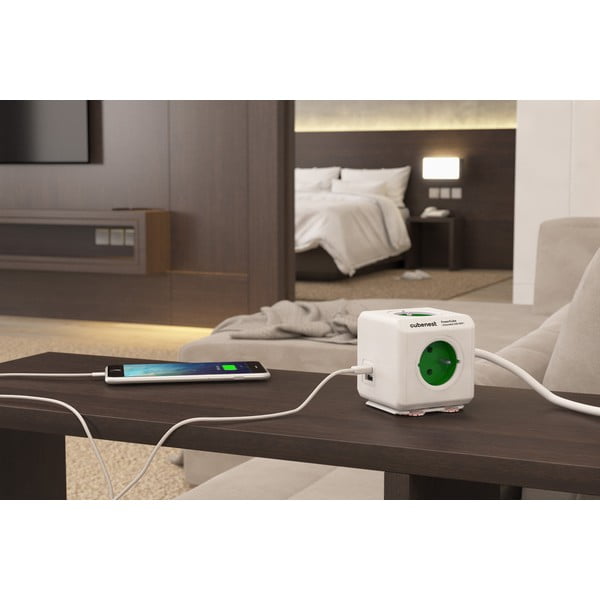 Pistikupesa PowerCube Extended USB - Cubenest-image-1