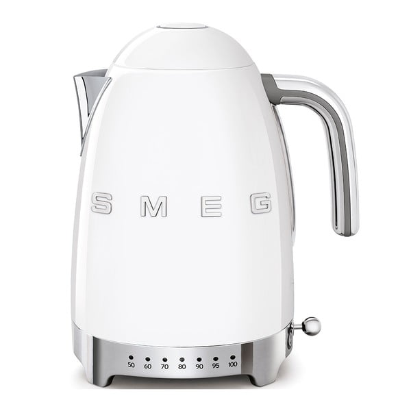 Valge roostevabast terasest veekeetja 1,7 l Retro Style - SMEG