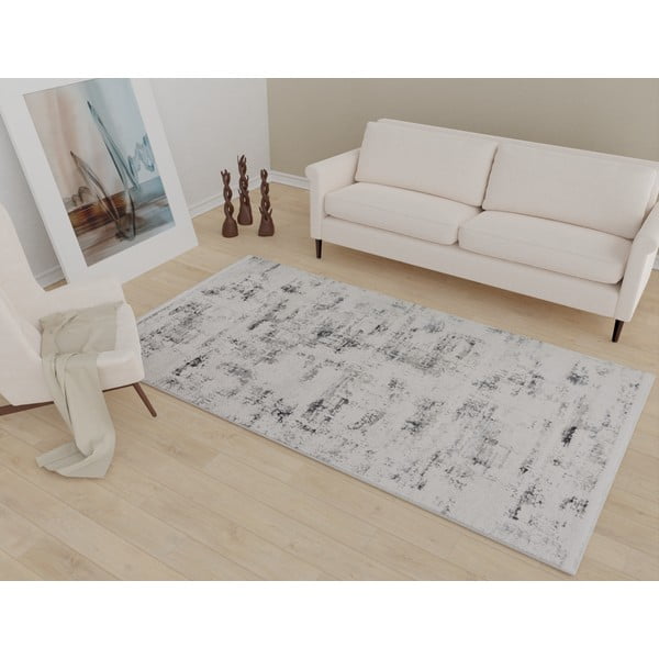 Hall-kreem pestav vaip 80x150 cm Gri – Vitaus-image-1