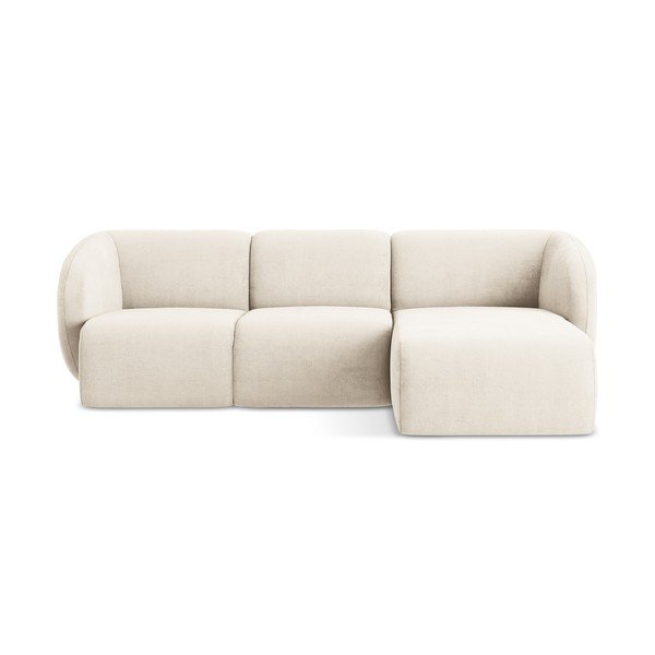 Beež šenill-nurgadiivan (parem nurk/diivanvoodiga) Lani - Makamii