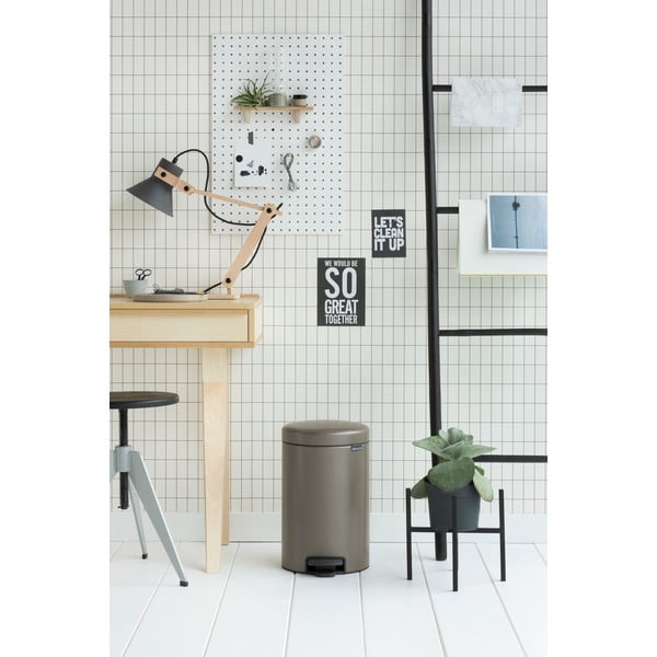 Hall terasest prügikast 12 l NewIcon - Brabantia-image-3