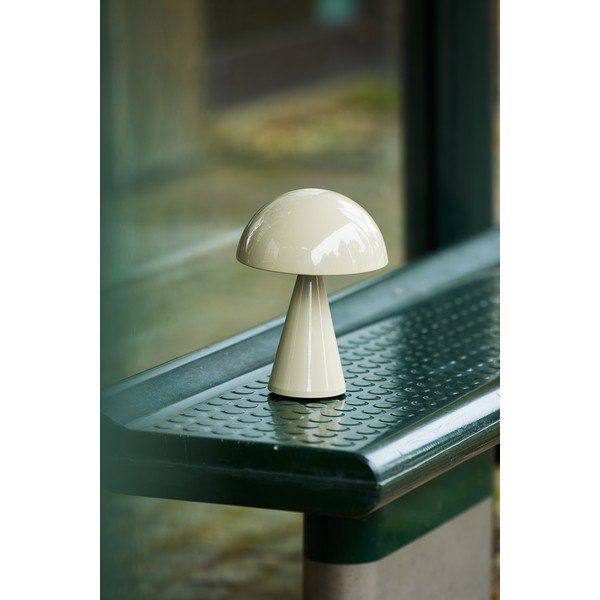 Kreem LED dimmerdatav laualamp (kõrgus 20 cm) Mush - Hübsch-image-4