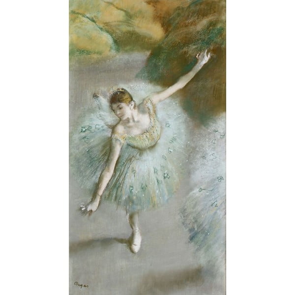 Maali reproduktsioon 30x55 cm Edgar Degas - Dancer in Green - Fedkolor