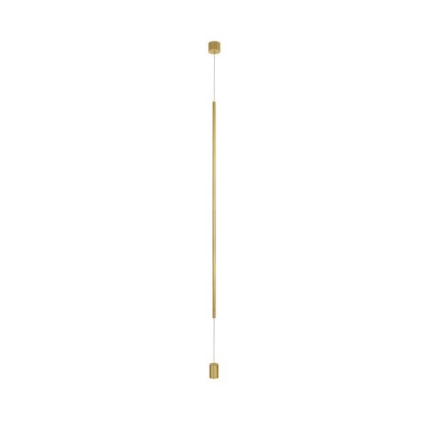 Messingist värvi alumiiniumist LED-põrandalamp (kõrgus 300 cm) Elettra - Nova Luce