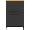 Tumehall kõrge vannitoakapp tammepuust 60x97 cm Yonkers - Germania
