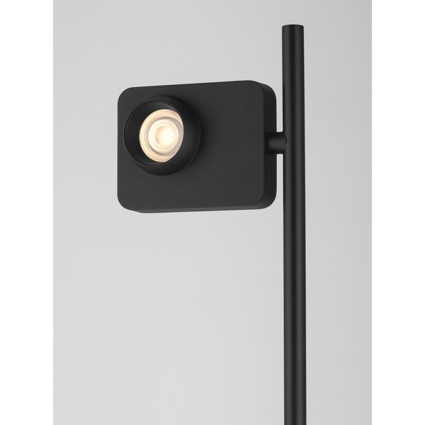 Must alumiiniumist LED-põrandalamp painduva/hämardatava konstruktsiooniga (kõrgus 131 cm) Kedros - Nova Luce-image-2