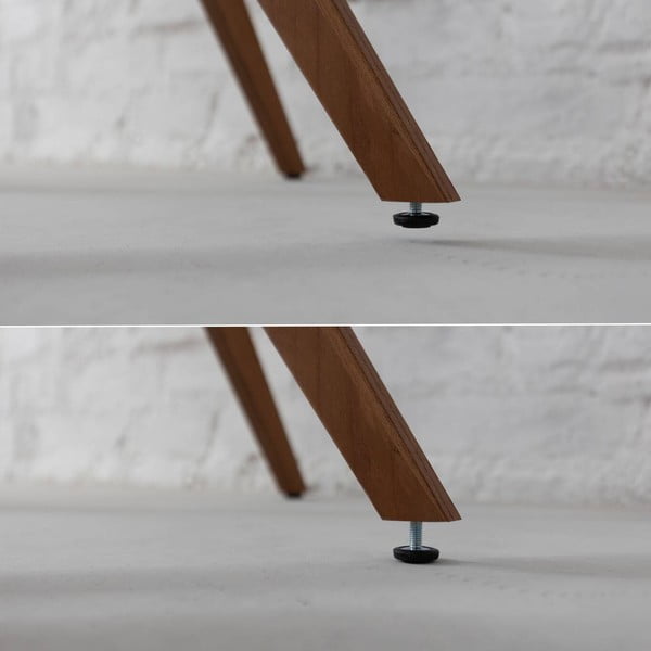 Ümmargune söögilaud saarespoonist lauaplaadiga ø 90 cm Jubi - Ragaba-image-4