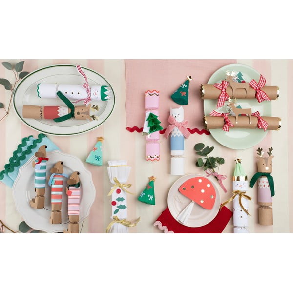Jõulukrakerid 6tk komplektis Honeycomb - Meri Meri-image-2