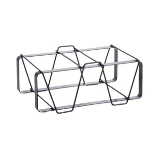 Must metallist veiniriiul, pudelite arv 2 30x12x12 cm Cin - Tomasucci