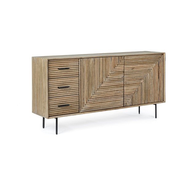 Naturaalne mangopuidust kummut, 160x83x40 cm Darsey – Bizzotto