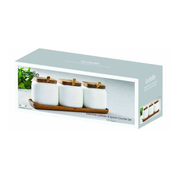 Portselanist suhkru/soola purgid 3tk komplektis Essentials - Ladelle-image-2