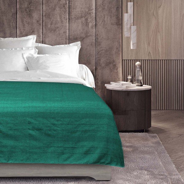 Sinakasroheline voodikate 220x240 cm Lucile - douceur d'intérieur-image-1