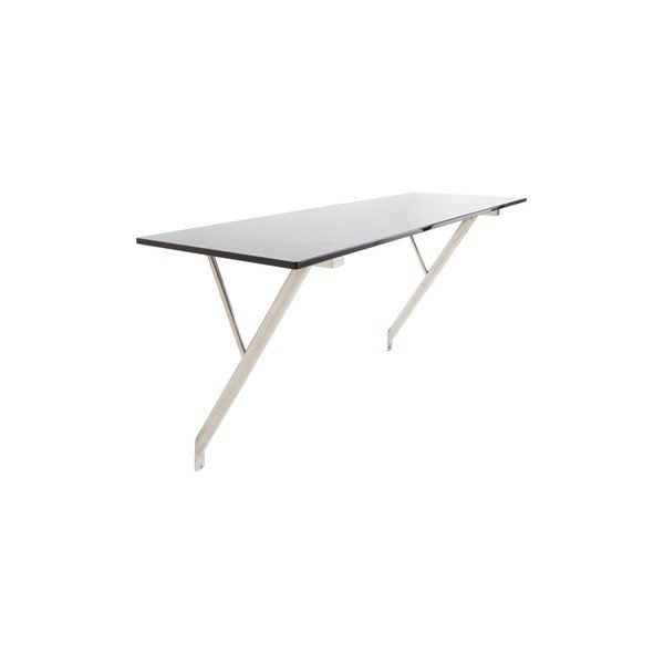 Seinale kinnitatav töölaud klaasist pealispinnaga 40x120 cm Kullaberg - Jotex