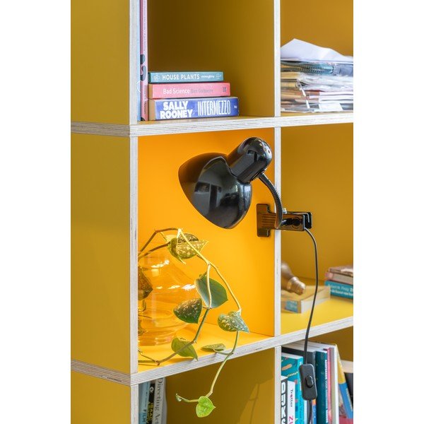 Must metallist laualamp (kõrgus 33,5 cm) New Retro - Leitmotiv-image-1