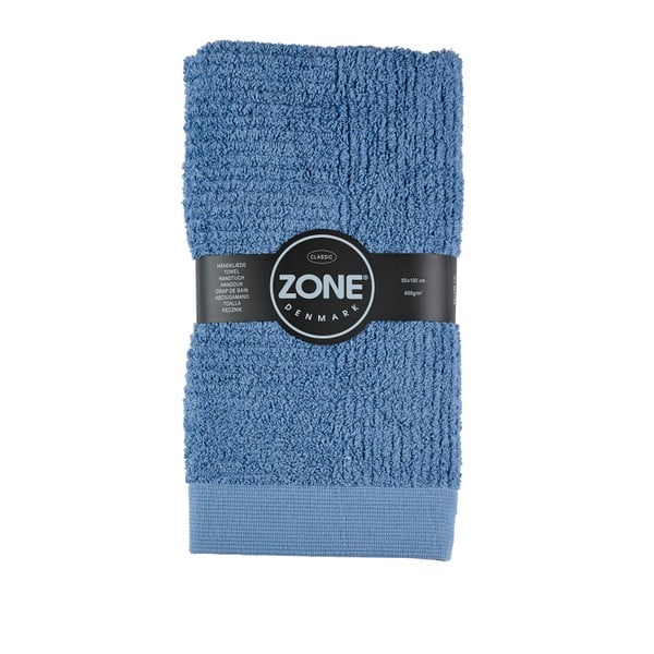 Modrý ručník Zone  Classic, 50 x 100 cm