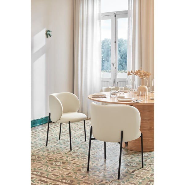 Valged söögitoolid 2-st komplektis Mogi - Teulat-image-2