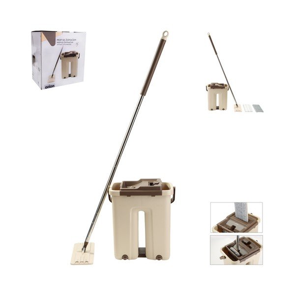Set kbelíku a mopu se ždímačem Orion Fly-image-1