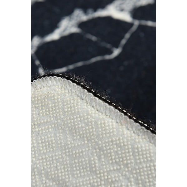 Must-valge marmormotiiviga vannitoavaip Marmor, 60 x 40 cm - Foutastic-image-4