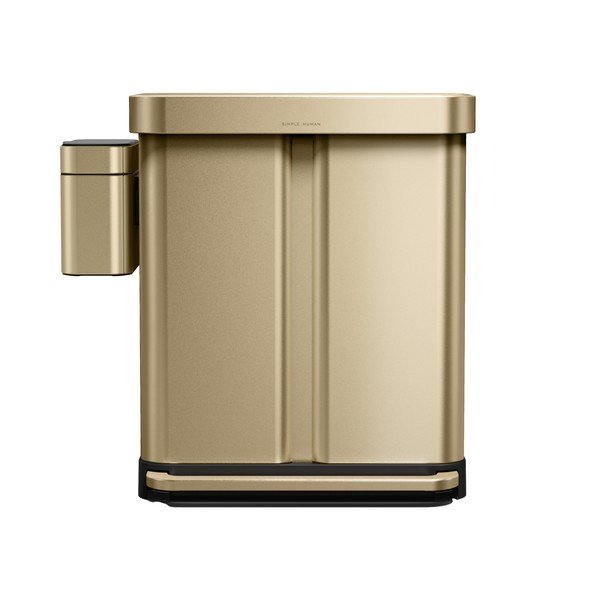 Komposteeritav prügikonteiner mattkuldses värvitoonis 4 l - simplehuman-image-4