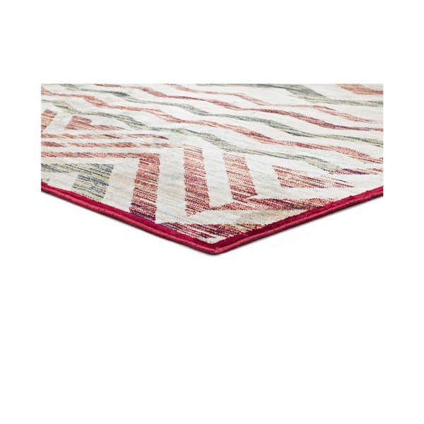 Beeži ja veini viskoosist vaip Belga Zig Zag, 70 x 220 cm - Universal-image-1