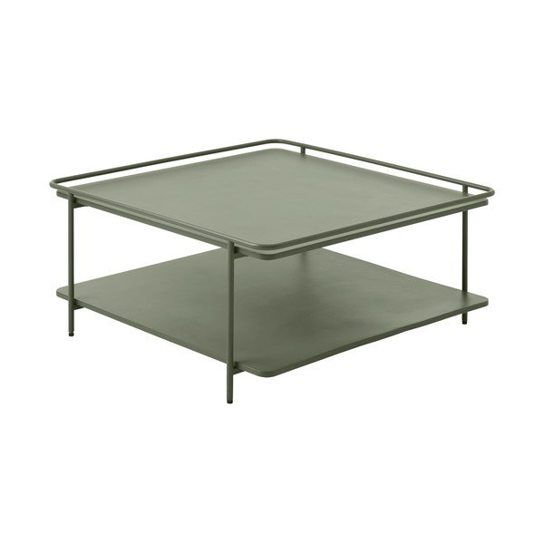 Roheline metallist diivanilaud 75x75 cm Yuba - Unique Furniture-image-3