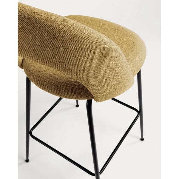 Sinepivärvi baaritoolid 4 tk komplektis (istme kõrgus 63 cm) Mahalia - Kave Home-image-4