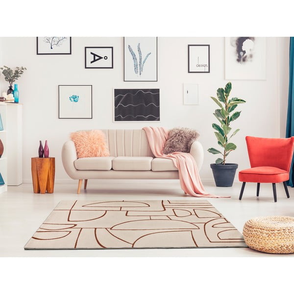 Tellisevärvi-kreem vaip 80x150 cm Beruti - Universal-image-2