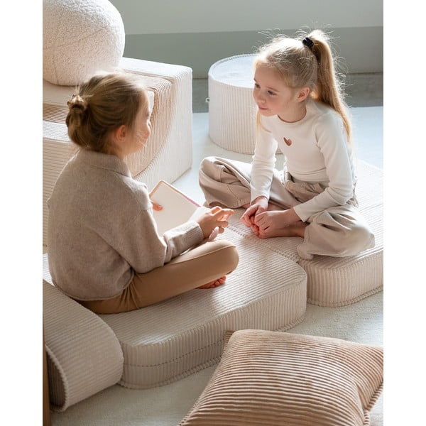 Kreem velvetist laste tugitool Flip - Wigiwama-image-3