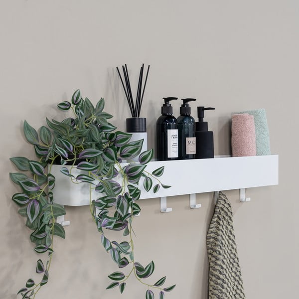 Valge terasest vannitoa seinariiul Multi - Spinder Design-image-3