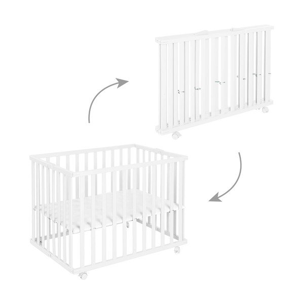 Valge mänguaed 100x75 cm - Roba-image-3