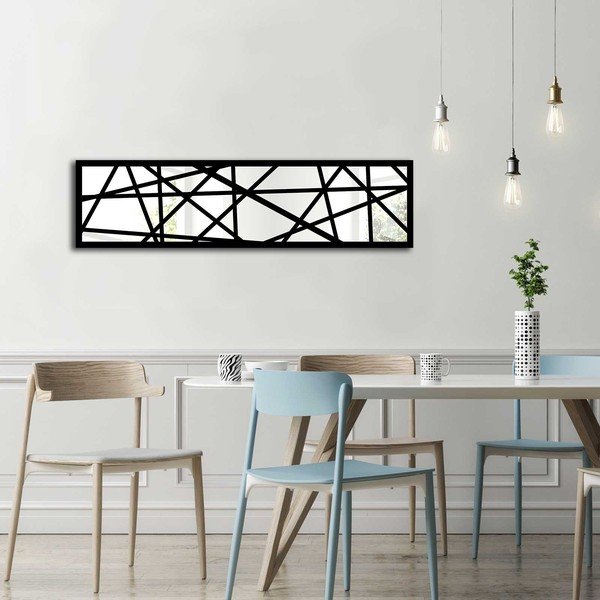 Klaasist seinakaunistus puidust raamis Vera, 108 x 28 cm - Mirricker-image-1