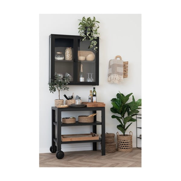 Helepruun taaskasutatud puuvillast pleed 130 × 180 cm Adana – House Nordic-image-3