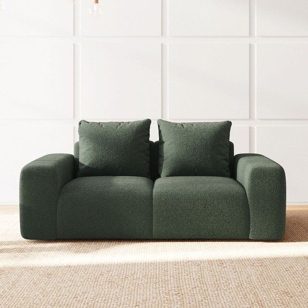 Roheline bukleekangast diivan 212 cm Monce - Rodier-image-3