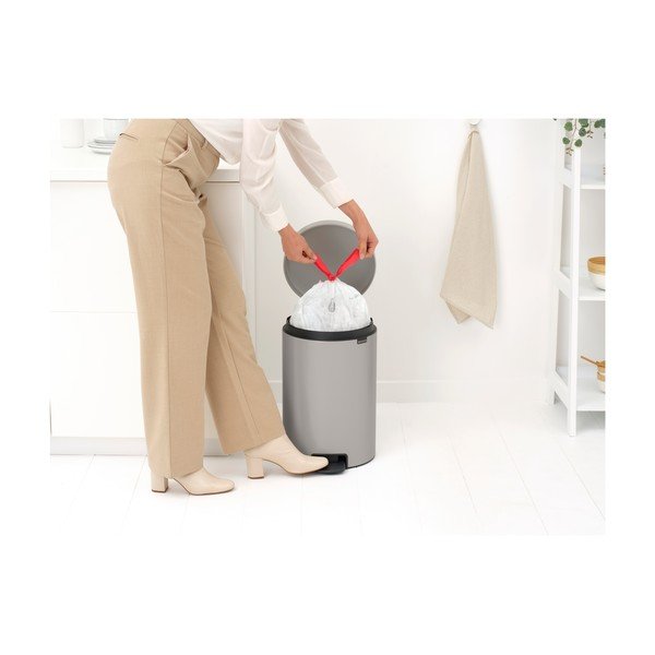 Helehall terasest prügikast 20 l NewIcon - Brabantia-image-1