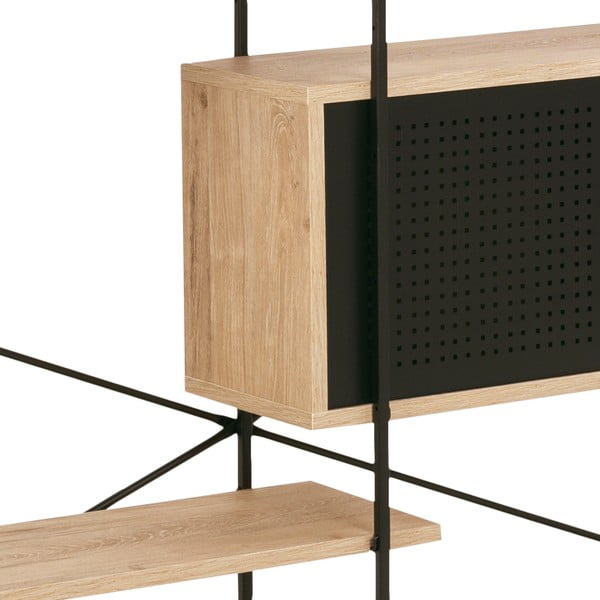 Must tamme raamaturiiul 172x188 cm Angus - Actona-image-3