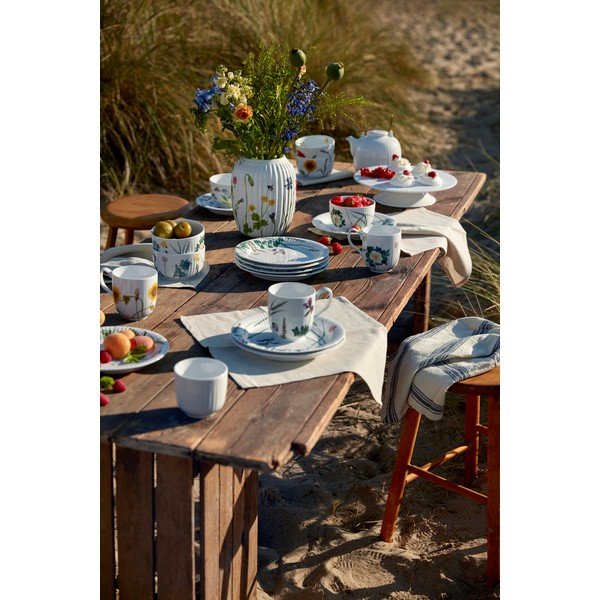 Valge portselanist supikauss 600 ml Hammershøi Summer - Kähler Design-image-4