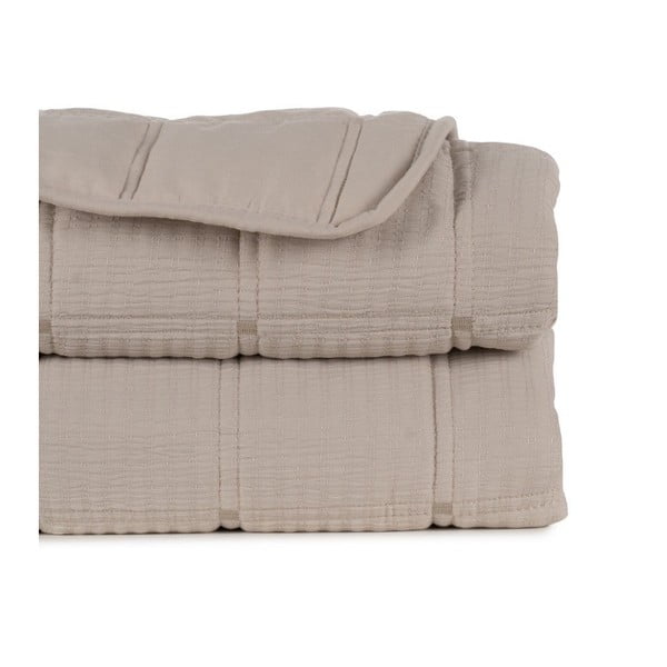 Beež tepitud voodikate 230x280 cm - Ixia