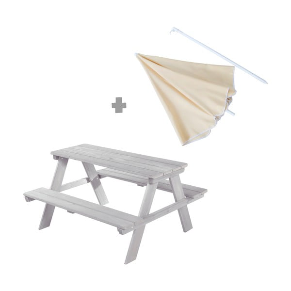 Laste aiamööbli komplekt Outdoor + - Roba-image-2