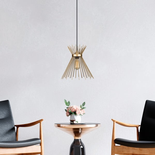 Metallist rippvalgusti kuldset värvi Izmir - Squid Lighting-image-3