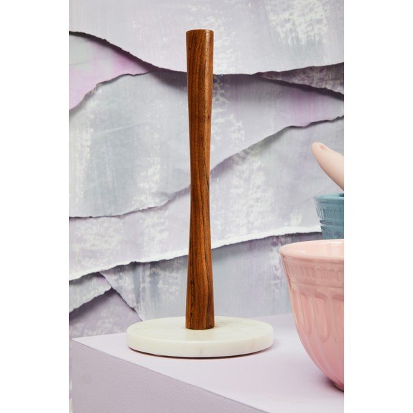 Pruun puit majapidamispaberi stend ø 14 cm Monzaro – Premier Housewares-image-2