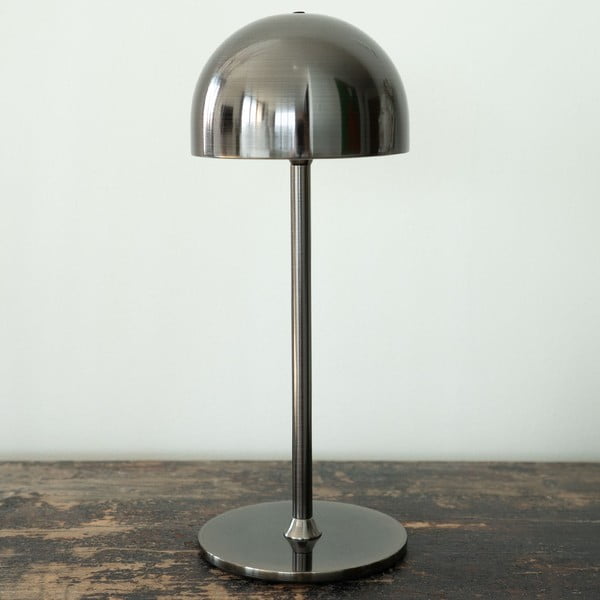 Tumehall puldiga juhitav LED-lauavalgusti metallist varjuga (kõrgus 30 cm) Tim - Sirius-image-1