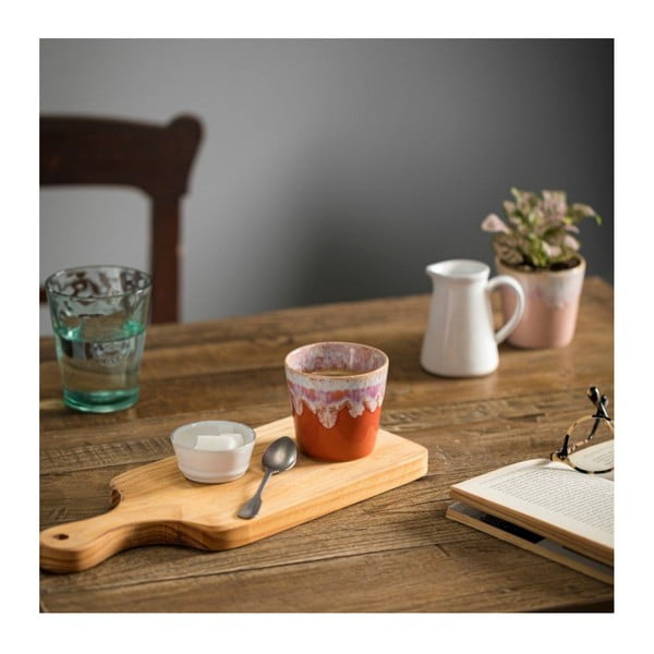 Valge-oranž kivikeraamikast espressotass, 210 ml Grespresso - Costa Nova-image-1