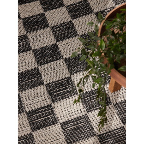 Must/kreemikas käsitsi kootud džuudisegu vaip 200x300 cm Rex - Hanse Home-image-3