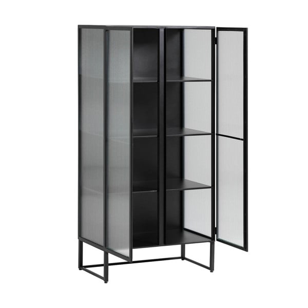 Must terasest vitriinkapp 70x143x41 cm Trixie - Kave Home-image-4