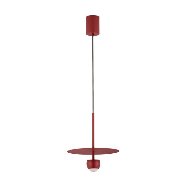 Punane alumiiniumist LED-ripplamp ø 30 cm Edem - Nova Luce