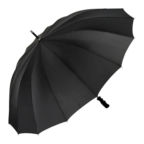 Černý holový deštník Von Lilienfeld Cleo XXL, ø 120 cm