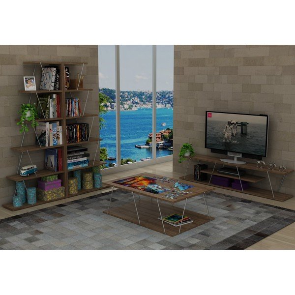 Rafevi Tars Mini pähklipuust raamaturiiul - Unknown-image-3